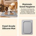 Food Grade Stainless Steel Lick Mat for Dogs, Cat Slow Feeder Mat