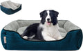 Miguel Dog Bed with Removable Cushion/Pillow for Medium Small Dogs, Washable Pet Bed with Side Easy to Wash Puppy Bed, L