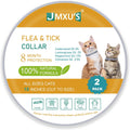 Flea and Tick Collar for Cats &Kitten, Natural Essential Oil Flea and Tick Prevention for Cats, 15 Inch, 8 Month Protect