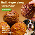 Dog Treats,Chicken Wrapped Rawhide Spherica,Egg Yolk,200g,Teeth Cleaning Snacks,for Small Medium Large Dogs,2PCS