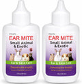 Topical Ear Infection Solution for Rabbits, Guinea Pigs & Exotics, 2-Pack