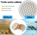 Turtle Tank Poop Collector, Easy-Clean Aquarium Waste Collector, Reusable Debris Cleaning Tool Plastic Aquarium Maintena
