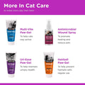 Nutri-Vet Cat Eye Rinse,Sterile Solution Gently Cleanses Eyes &Surrounding Tissue,Removes Debris Pollen and Mucus,Reliev