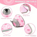 TBAMTBW Soft Cat Cone Collar Adjustable Elizabethan Recovery Collar for Cats Kittens After Surgery Foldable Neck Cone to Stop Licking (Pink,S)
