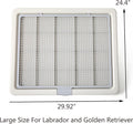 Smart Paws Large 76X62CM Pet Training Tray,Pet Training Pads Holder,Pet Toilet (Grey)