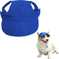 Dog Baseball Cap,Pet Summer Beach Hat,Dog Cat Sunbonnet Cap with Ear Holes,Adjustable Cat Visor for Small Medium Large D