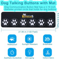 6 Pcs Dog Talking Button Set, Dog Buttons for Communication 30s Voice Recording Speaking Button Pet Speech Training Buzz