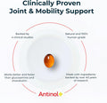 Antinol Plus, Mobility, Hip, and Joint Supplement for Dogs, Green-Lipped Mussels and Krill Oil - Dog Joint Supplement, Better and Faster Than Glucosamine and Chondroitin, 60 Soft Gels
