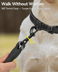 Joytale Rope Dog Leash for Medium Large Dogs, Padded Handle, 6FT