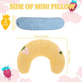 Novabright 2 Pcs Pillow for Cats and Dogs Little Cat Calming Pillow