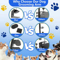 Dog Grooming Arm for Table, for Small Dogs, Haunch Holder&with Hammock