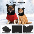 Dog Snood Winter Hood with Ear Protection, Fleece Neck Warmer for Dogs