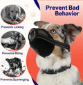 2 Pack Air Mesh Breathable Drinkable Dog Muzzle for Small Dogs