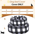 Round Dog Bed Cover Washable Elastic Edged 30×9.8 Inch