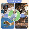 Dog Bathrobe Towel Drying Coat - Super Absorbent Bath Robe for Drying Dogs Large, Soft Adjustable Collar & Belly Strap F