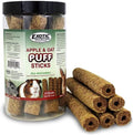 Apple & Oat Puff Sticks (6 oz.) - Healthy Natural High Fiber Chew Treat Made with Oat Hay - Rabbits, Guinea Pigs, Hamste