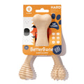 BetterBone - Hard Density - Ideal for Strong to Aggressive Chewers - All-Natural, Nylon-Free Dog Chew Toys - Non-Toxic, Promotes Dental Health, Splinter-Resistant, Sustainably Made