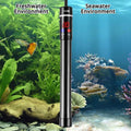 MQ Titanium Alloy 500W Aquarium Heater for Salt and Fresh Water, Digital LED Display Submersible Heater with External Th