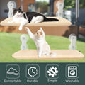 Sunhoo Cat Window Hammock Perch Cordless Perches Window Sill Seat Bed Foldable Stable Lounger Upgraded Suction Cup Easy 