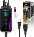 REPTI ZOO Reptile Dimming Thermostat, PID Temperature Controller with LED Digital Screen, Reptile Thermostat for Reptile