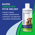 VetriMAX AtopiCream HC 1% Hydrocortisone Leave-On Conditioning Itch Relief Lotion for Dogs, Cats and Horses, 8 oz