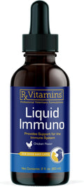 Rx Vitamins Liquid Immuno - Immune Support for Dogs and Cats - 2oz, Chicken