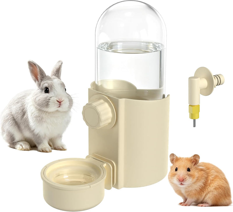 16.9 Oz Rabbit Water Bottle Dispenser,Hanging Bunny Water Bowl for cage