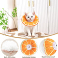 Cat Cone Collar Soft, Waterproof Cat Recovery Collar for Wound Healing After Surgery or Neutering Alternative to Elizabe