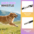2 Pack Dog Whistle for Barking Control & Recall Training - Adjustable Ultrasonic Silent Whistle with Lanyard for All Dog