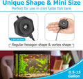 hygger Ultra Silent 1.5W Fish Bowl Aqaurium Mini Air Pump with Accessories, Oxygen Aerator Kit for Fish Tank 0.5-15 Gall