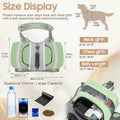 Rosvola Dog Vest Harness Backpack, Dog Harness and Removable Backpack, 2 Saddle Bags, Waterproof Dog Harness Saddle Bag with Reflective Strips for Walking Hiking Training