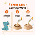 Lickable Cat Grass Treats for Gentle Hairball Support 20 Tubes, Chicken Flavor