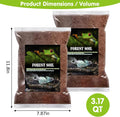 VCEPJH Reptile Soil Substrate Burrowing Tortoise Bedding for Habitat Bearded Dragon Enclosure Topsoil Terrarium Substrat