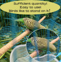 20Pcs Sand Perch Covers for Bird - Bird Perchs Covers 7.5" Long x 3/8" Diameter Bird perches for Parakeets, Lovebirds, P