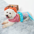 cyeollo Mermaid Dog Halloween Costumes for Small Dogs Holiday Outfit, S