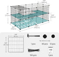 SONGMICS Pet Playpen, Small Animal Playpen