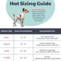 Huxley & Kent SnugFit Pet Hat for Dogs & Cats, Antler Buffalo Check