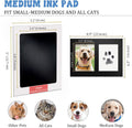 MYPAWLETS Inkless Pet Paw Print Kit,Clean Touch Ink Pad for Dog Paw Prints,Mess-Free Paw Print Stamp Pad for Dogs Cats,Dog Nose Print Kit,Personalized Pet Lover,Dog Mom Gift-4M