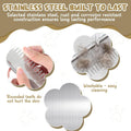 6 Inches Stainless Steel Dual Tooth Cat Comb, Deshedding Dematting Detangler Grooming Tool For Long Haired Cats, Pet Hai