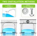 Supkiir 4Pcs Clear Bird Bath for Cage, Parakeet Bath Cage Accessories with Water Injectors, Hanging Bird Bath Box Parrot