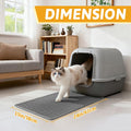 Pieviev Cat Litter Mat, Double-Layer Waterproof Litter Trap, 24" x 15"