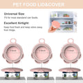 PETPAWLOVELY-Cat&Dog Food Can Covers Lids,Silicone Cat Food Spatula or Can Opener,Cat Treat Spoon.Multi-Function Cat Tre