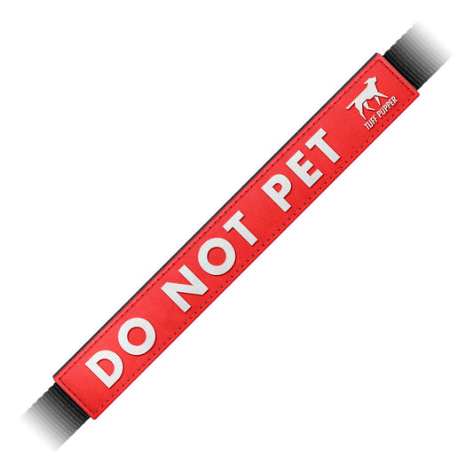 Tuff Pupper Waterproof Leash Sleeve | Fits Any Standard Size 1 Inch Wide Leash | Dual Sided Message | Durable Neoprene & Silicone | Odor & Stink Proof | Easy Secure On & Off (1 Pack, Do Not Pet)