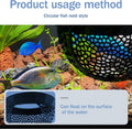 Little Fish Hammock and Little Fish Swimming Tunnel 2-Piece Set Aquarium Small Animal Animal Toys (Black) (Style 1)