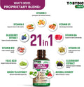 TOBYDIC Cat & Dog Multivitamin 21 in 1 Pet Supplements with Cranberry & Glucosamine - Natural Medicine & Support for UTI, Urinary Tract, Bladder, Kidney, Skin Coat, Joints Treatment
