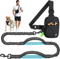 Hands Free Crossbody Dog Leash Bag, Dogs up to 60 lbs