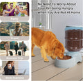 Kenond 11L Gravity Automatic Dog Feeder, Dog Food Dispenser for Large Breed