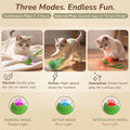 Smart Ball 2.0 - Automatic Cat Toy & Interactive Dog Toys for Small Dogs - Moving Cat Toy Ball for Indoor Cats - Motion Activated, Light Up, USB-C Rechargeable Pet Toy, 2 Speed Modes [Green]