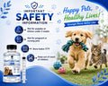 No More Parasites in Cats and Dogs- Dewormer for Cats & Dogs - Milk Flavor120ml/4oz in Glass Botttle with 3ml Dropper- M