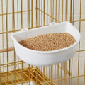 2 Pcs Rabbit Food Bowl, Guinea Pig Food Dish Bird Feeding Dish Crate Bowls for Bunny Hutch Hamster Puppy Dog Crate Guine